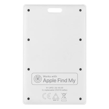 W CARD, find my kartica sa funkcijom lociranja, bela