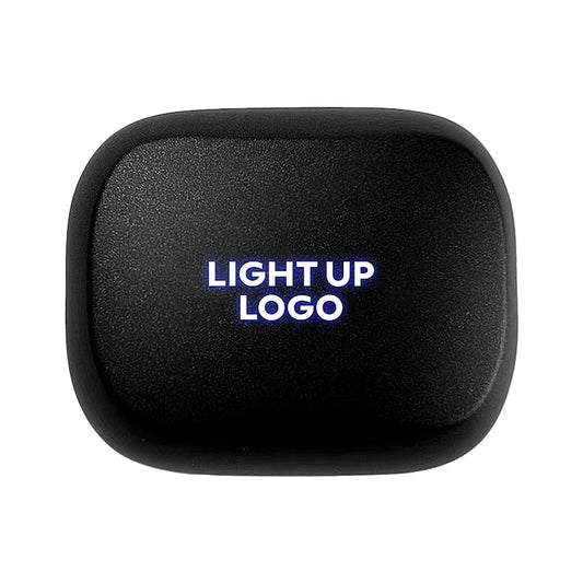 VIBRA, bežične stereo slušalice sa svetlosnim efektom, crna - Crna