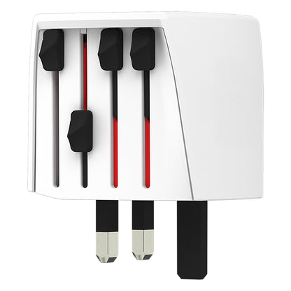 MUV MICRO, putni multiadapter, beli