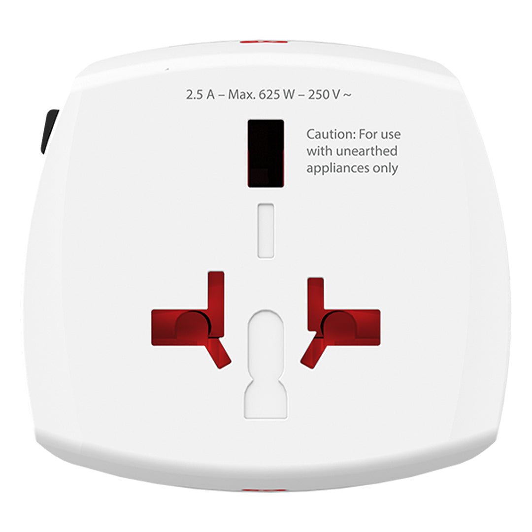 MUV MICRO, putni multiadapter, beli