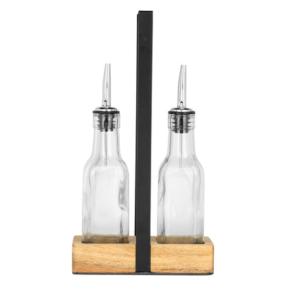 WOK, set za ulje i sirće, braon