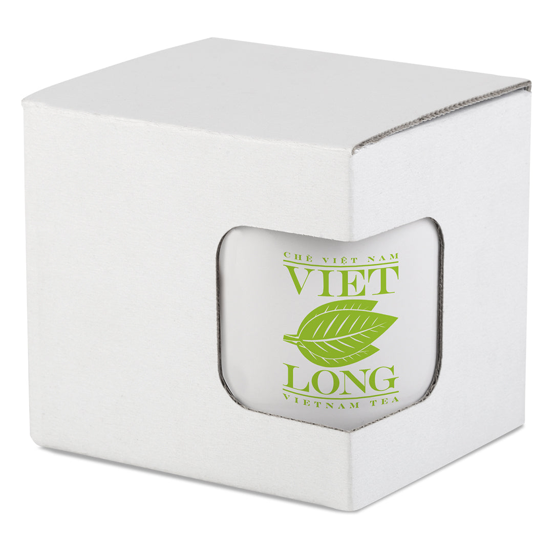 GIFTY, poklon kutija za šolju, bela - Bela