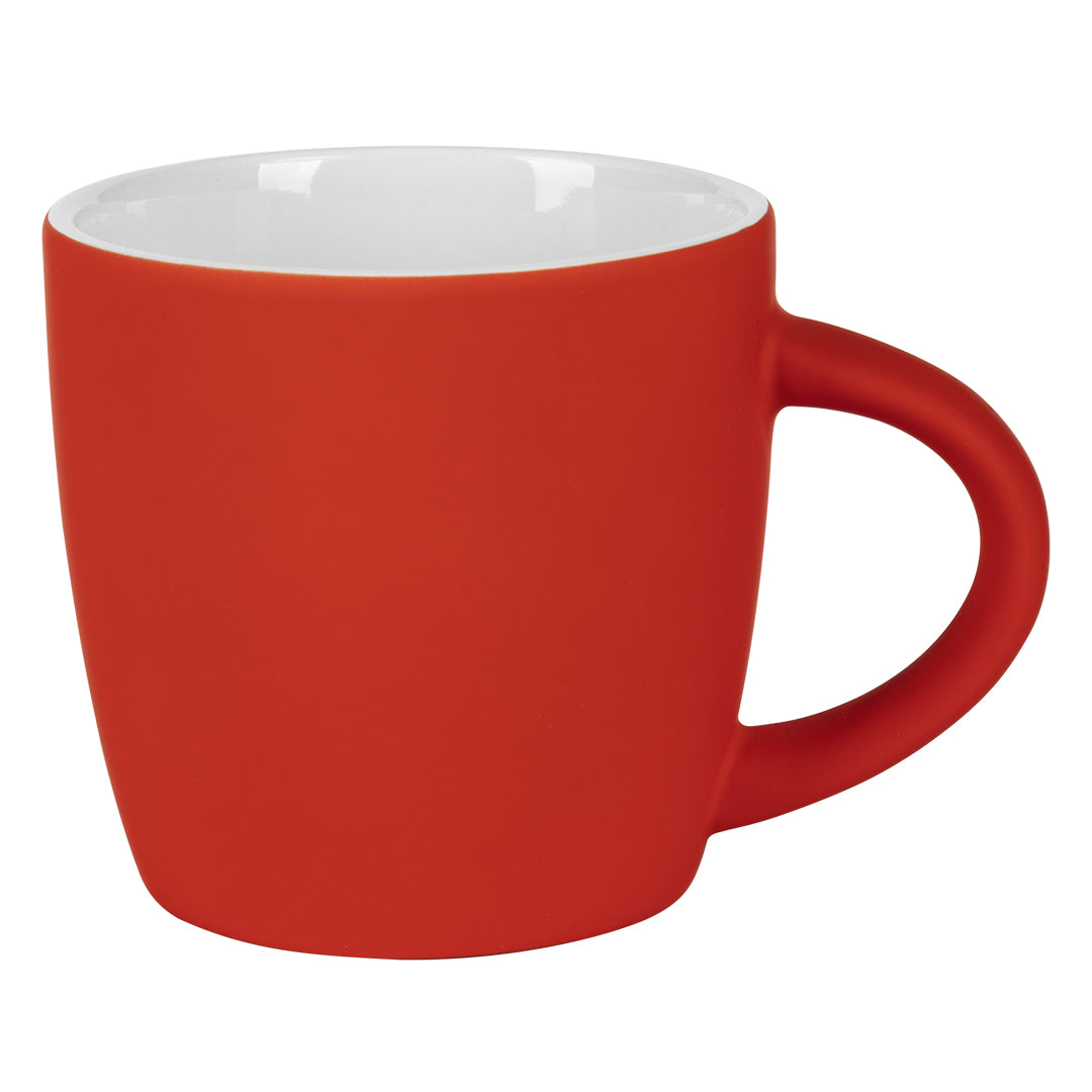 SOFT BERRY, keramička šolja, 300 ml, crvena - Crvena