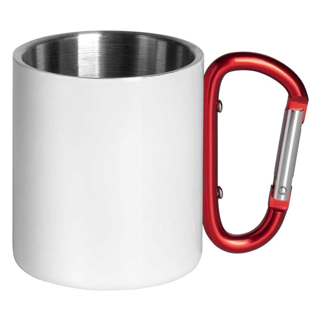 HIKE SUBLI, metalna šolja za sublimaciju, 200 ml, crvena - Crvena