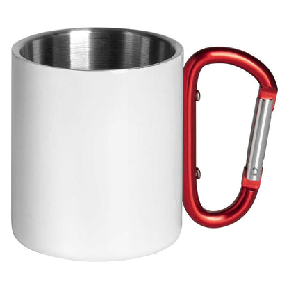 HIKE SUBLI, metalna šolja za sublimaciju, 200 ml, crvena - Crvena