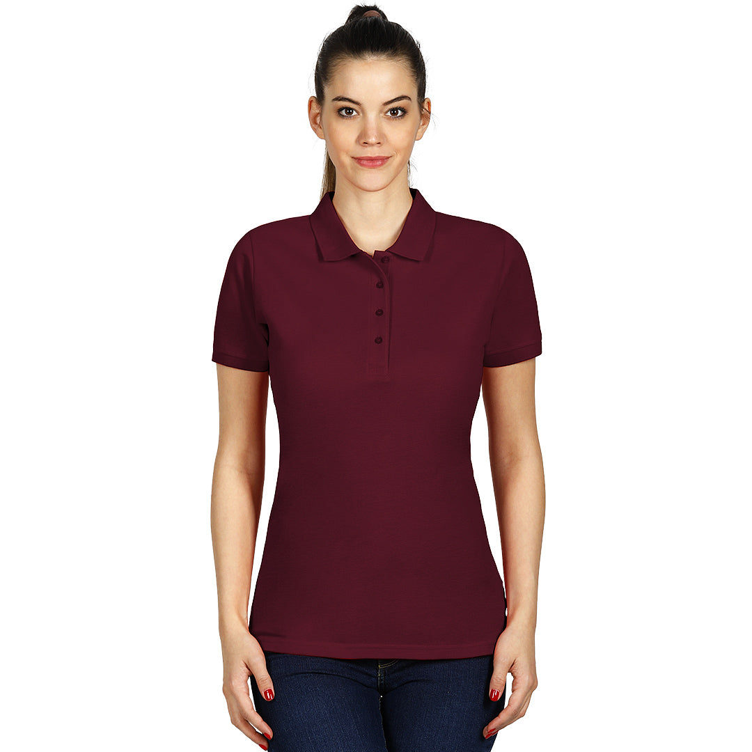 SUNNY, ženska polo majica, 180 g/m2, bordo - Crvena