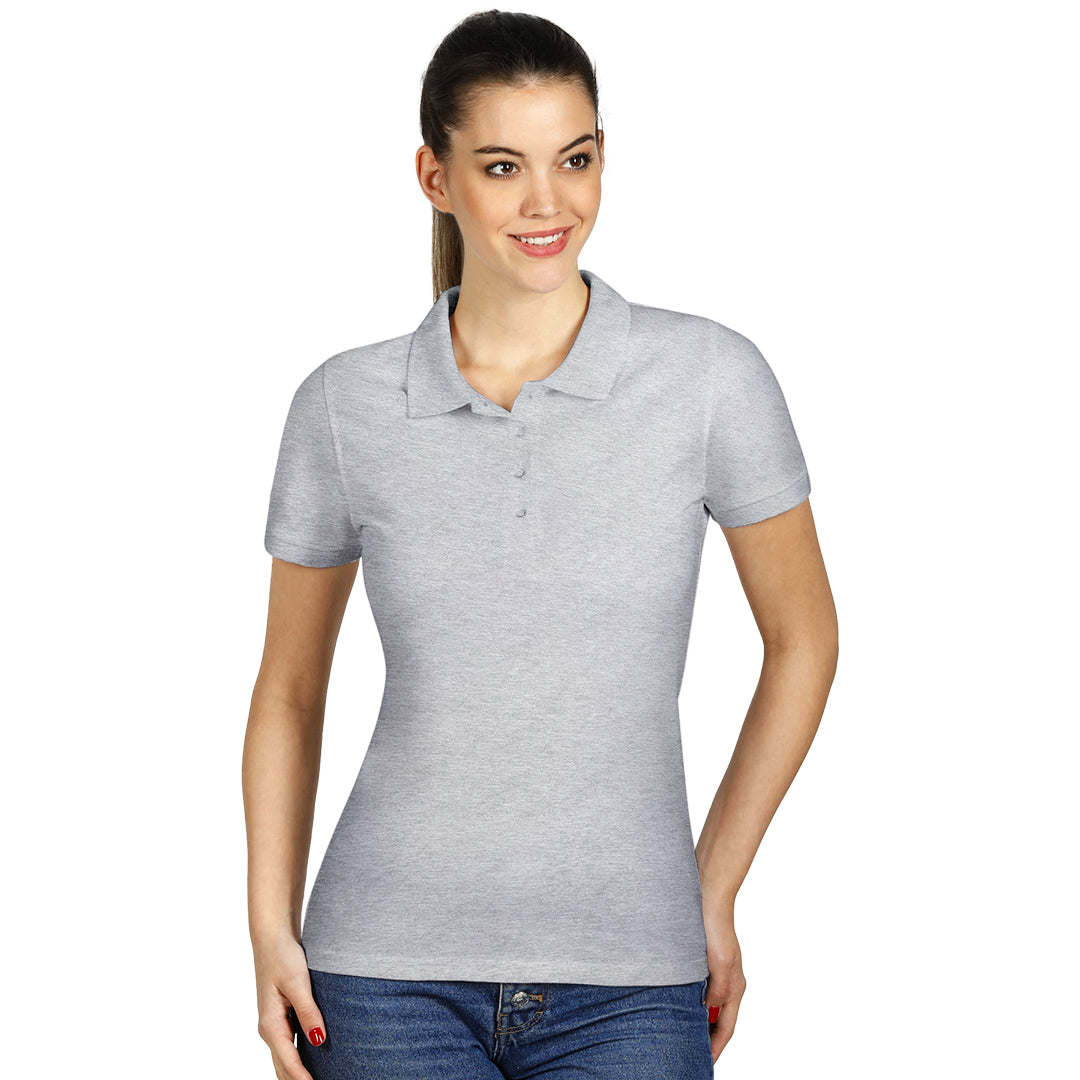 TOP GUN LADY, ženska polo majica, 210 g/m2, pepeljasta - Pepeljasta
