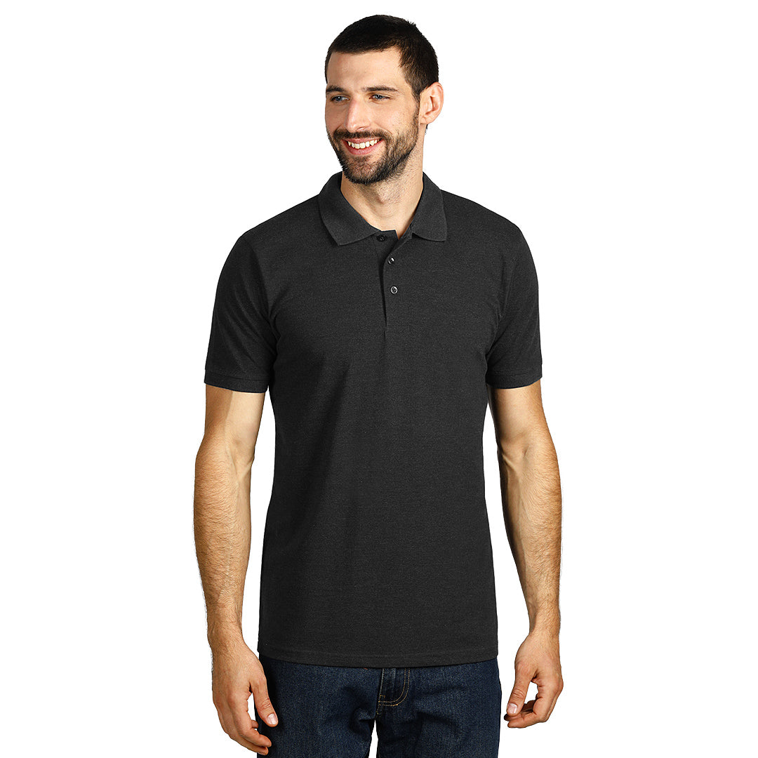 AZZURRO II, polo majica, 180 g/m2, tamno pepeljasta - Pepeljasta