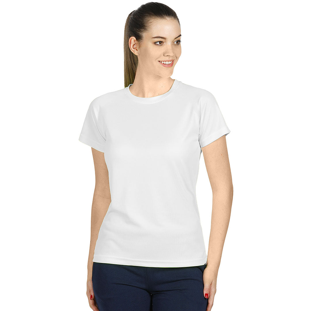 CROSSFIT LADY, ženska sportska majica kratkih rukava, 130 g/m2, bela - Bela
