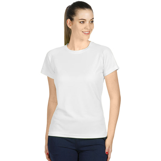 CROSSFIT LADY, ženska sportska majica kratkih rukava, 130 g/m2, bela - Bela