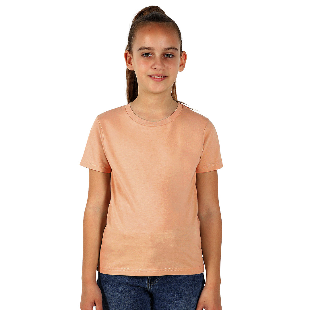 TERRA KID, dečja majica od organskog češljanog pamuka, 150g/m2, koralna - Crvena