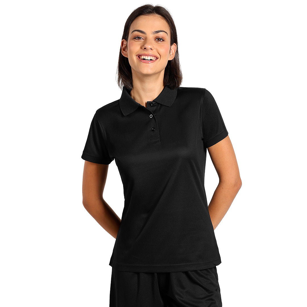 LACROSS LADY, ženska sportska polo majica, 130 g/m2, crna - Crna
