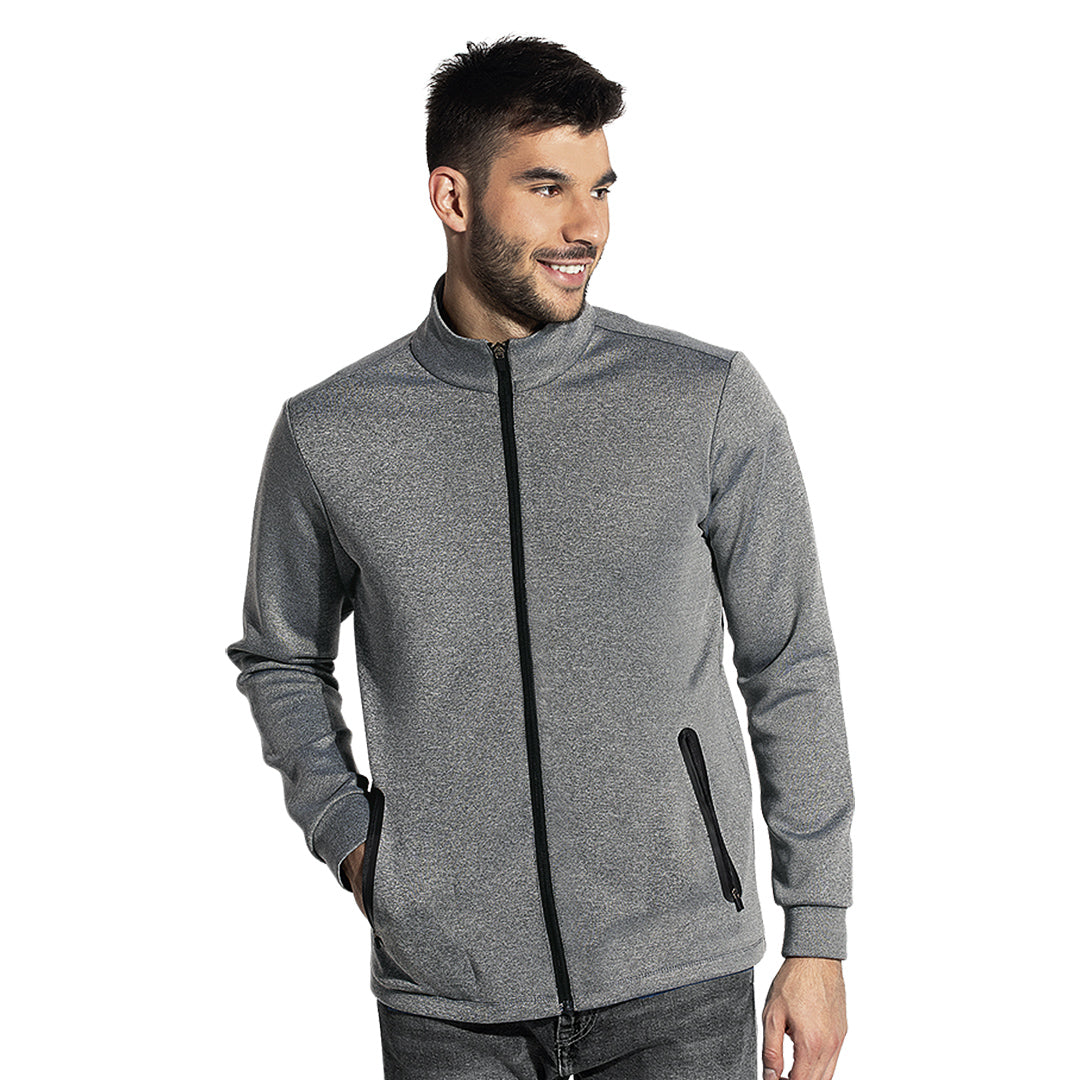 CLARK, dukserica sa visokom kragnom, 280 g/m2, pepeljasta - Pepeljasta