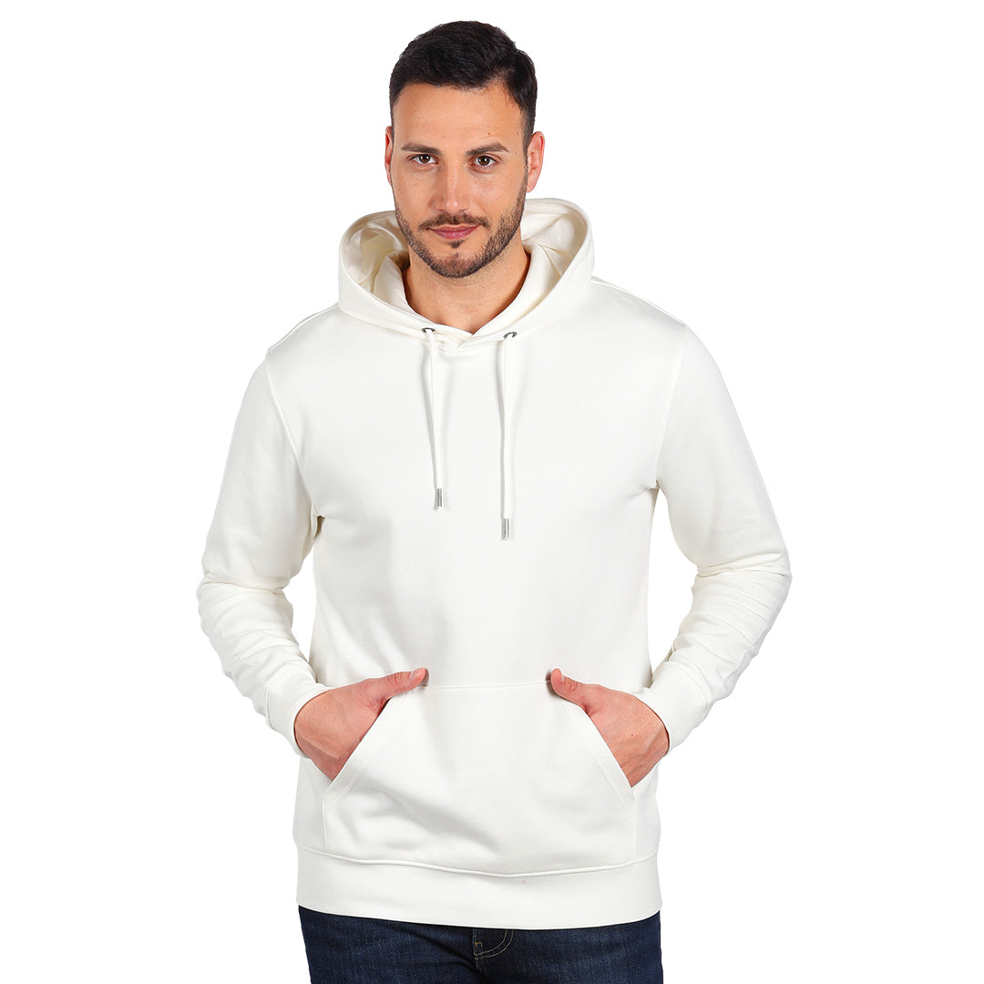 ABSOLUT HOODY 350, dukserica sa kapuljačom, od organskog pamuka, 350 g/m2, krem-bela - Bela