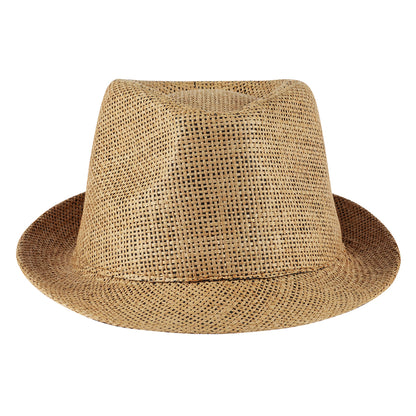 SOL, šešir bez trake, svetlo braon - Braon