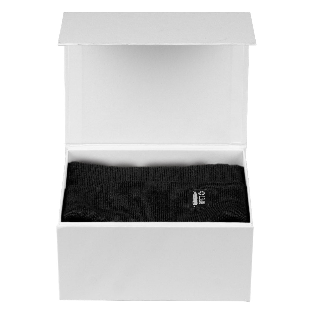 NORDIC SET, zimska kapa i šal, crni - Crna