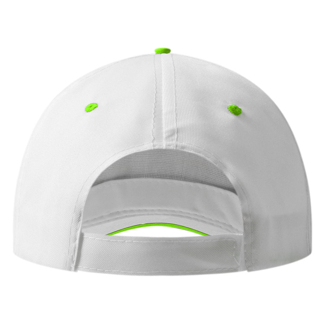 FIVE, kačket sa 5 panela, čičak kopča, crveni