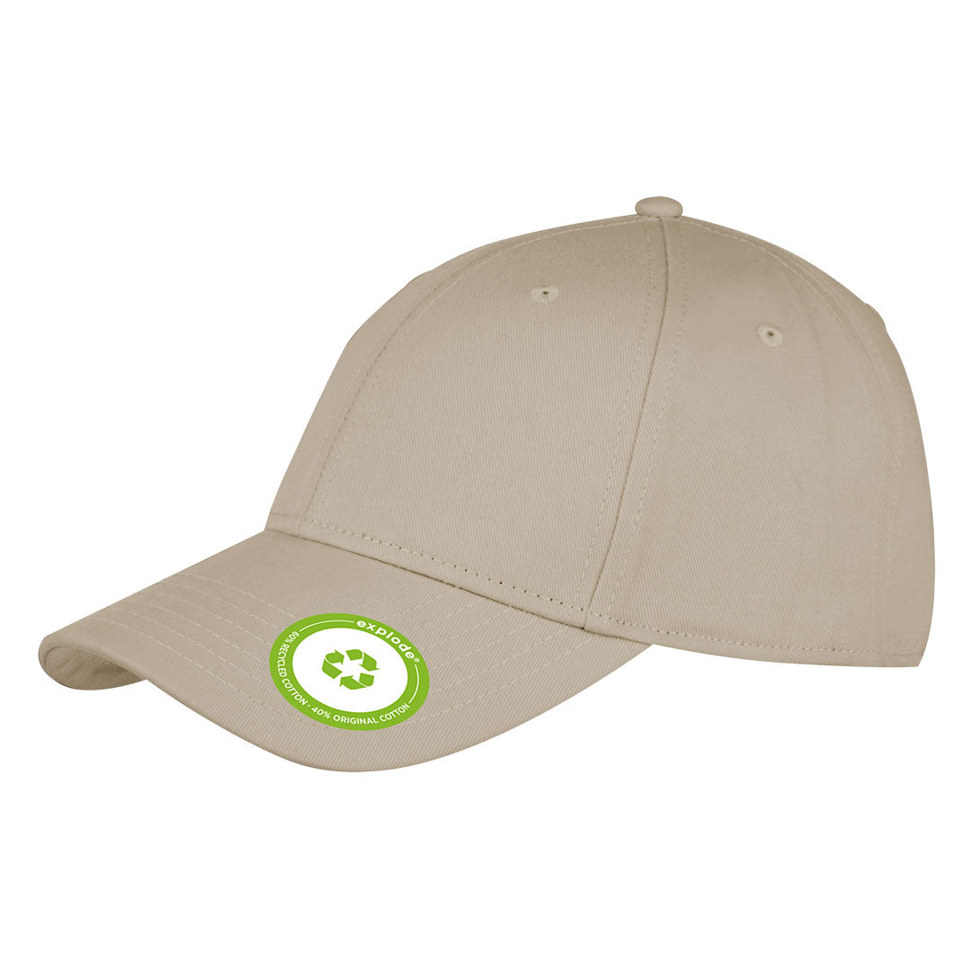 BENCH, kačket sa 6 panela, čičak kopča, bež - Bež