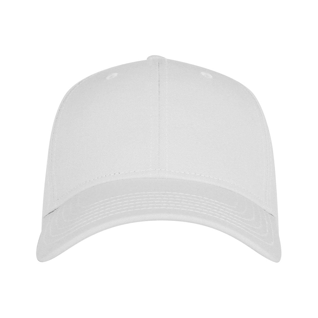 BENCH, kačket sa 6 panela, čičak kopča, beli