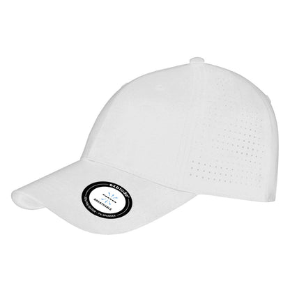 ROCKET, kačket sa 6 panela, čičak kopča, beli - Bela