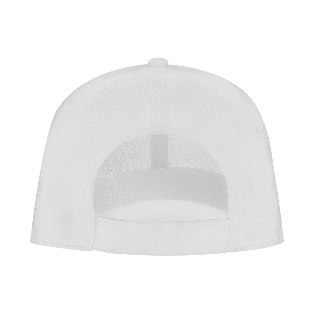ROCKET, kačket sa 6 panela, čičak kopča, beli