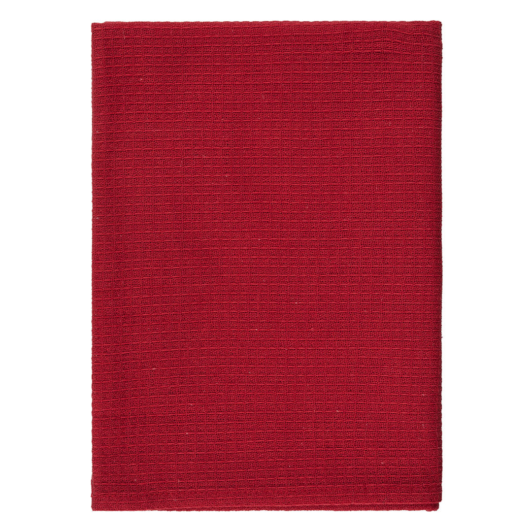 COCOLO, kuhinjska krpa mrežaste strukture, 50 x 70 cm, crvena - Crvena