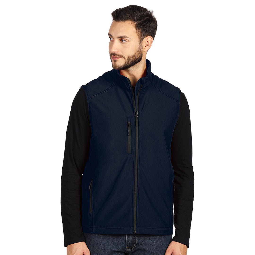 SKIPPER VEST, softshell prsluk, plavi - Plava
