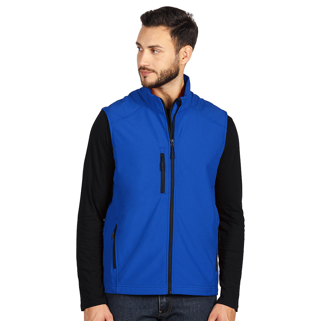 SKIPPER VEST, softshell prsluk, rojal plavi - Plava
