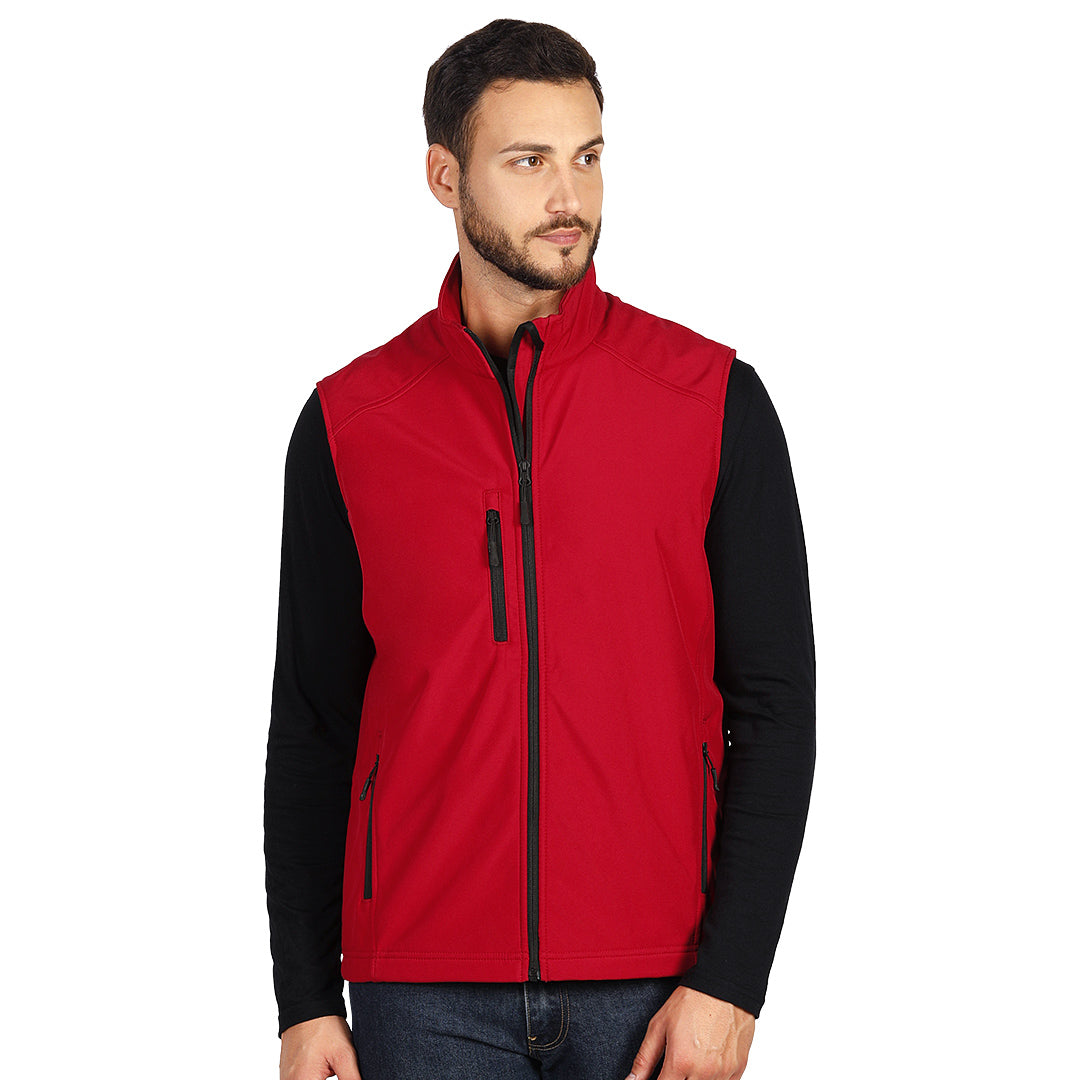SKIPPER VEST, softshell prsluk, crveni - Crvena