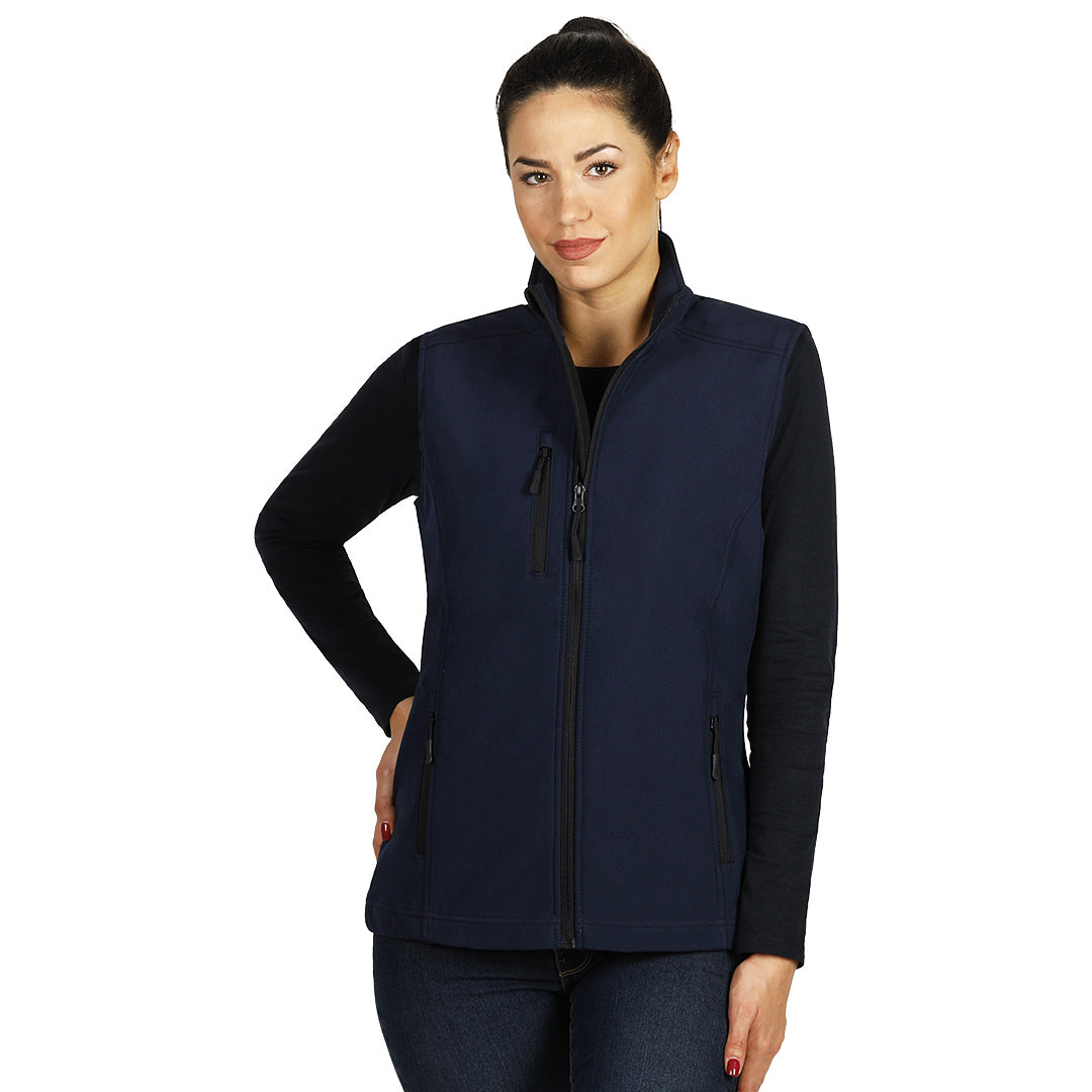 SKIPPER VEST WOMEN, ženski softshell prsluk, plavi - Plava