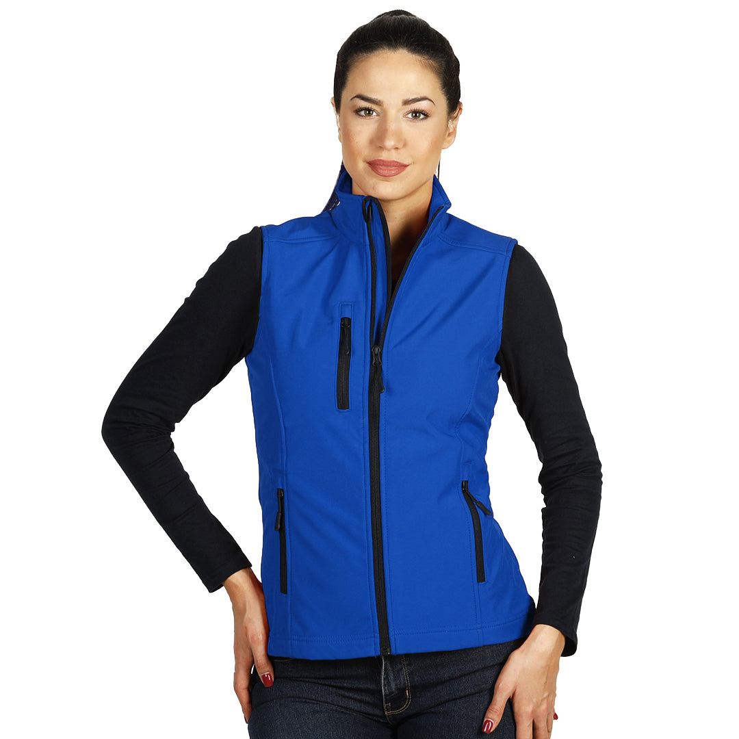 SKIPPER VEST WOMEN, ženski softshell prsluk, rojal plavi - Plava