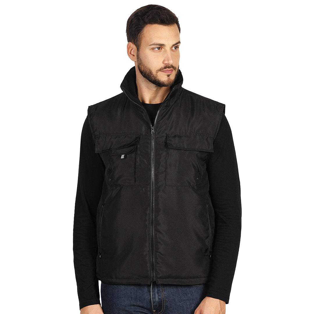 TEN VEST, radni prsluk, crni - Crna