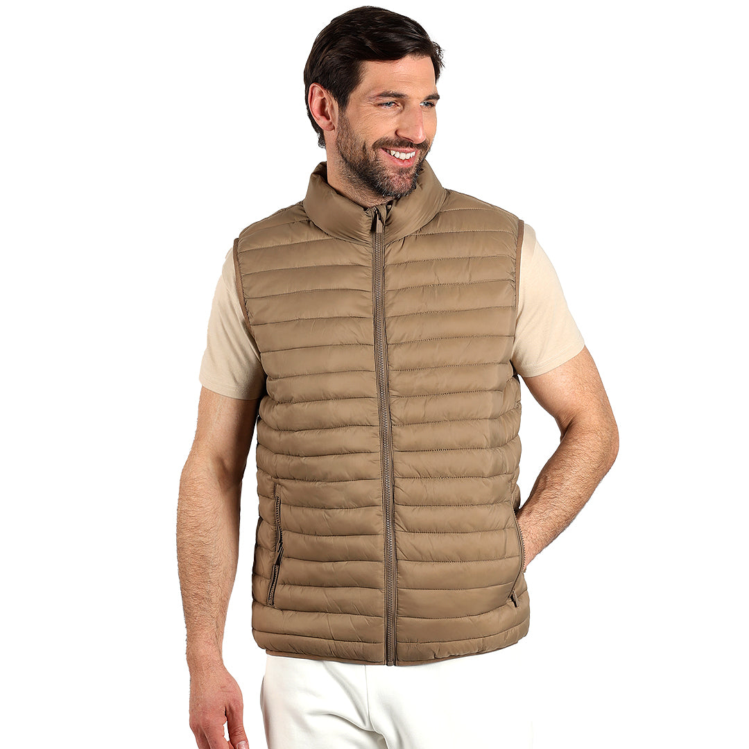 LIBERTY VEST MEN, prsluk, svetlo braon - Braon