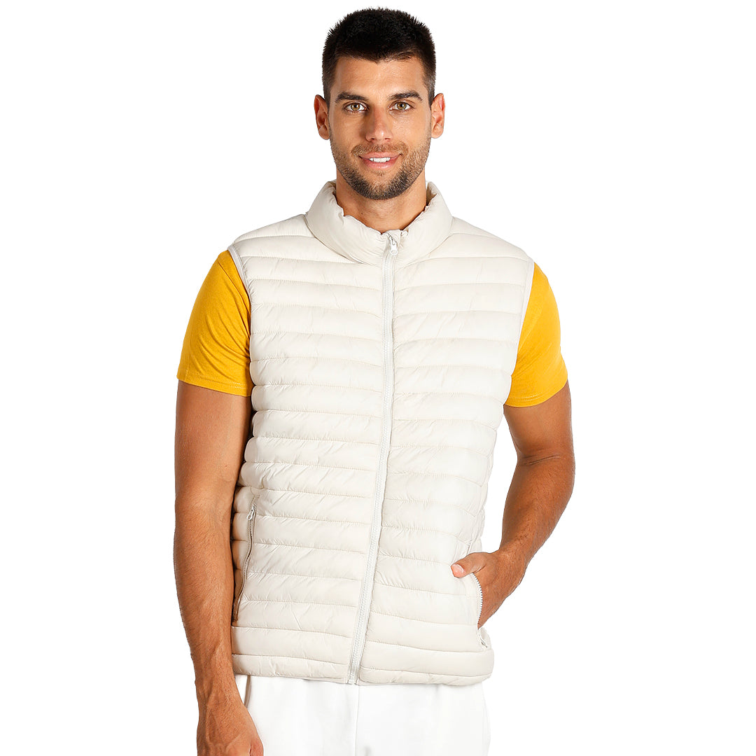 LIBERTY VEST MEN, prsluk, krem-beli - Bela