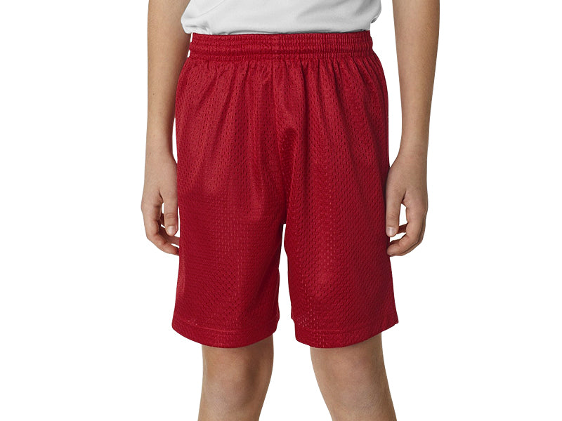 SPORTY KIDS, dečji sportski šorts, 140 g/m2, crveni - Crvena