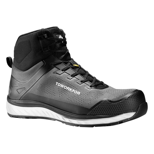 SUPER SET BOOT GREY, duboke zaštitne cipele sa esd funkcijom s1p src, tamno siva - Siva