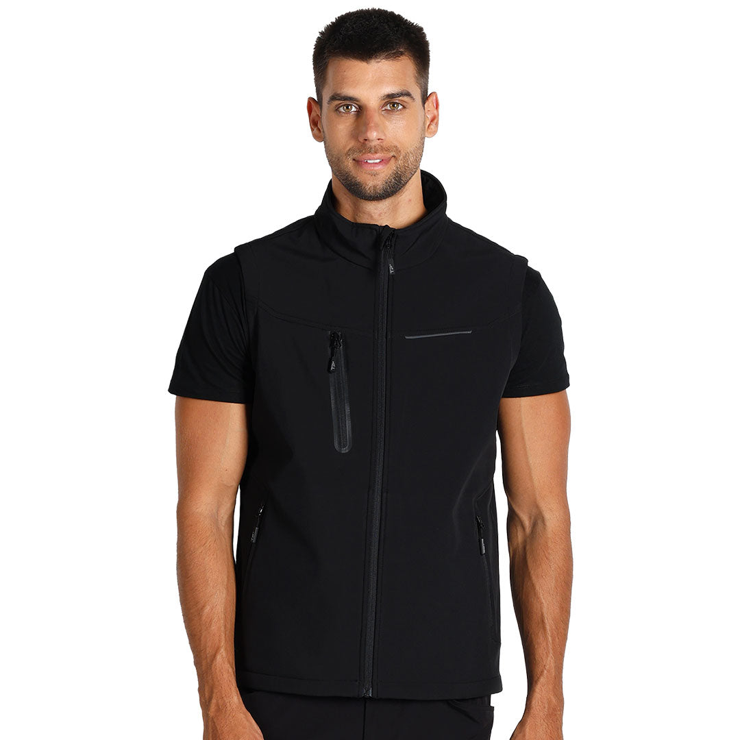 PANTHER VEST, softshell prsluk, crni - Crna