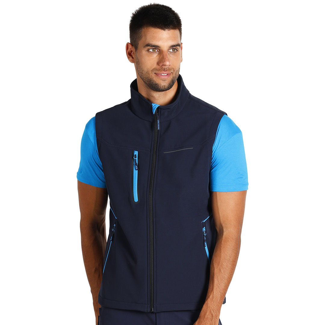 PANTHER VEST, softshell prsluk, plavi - Plava