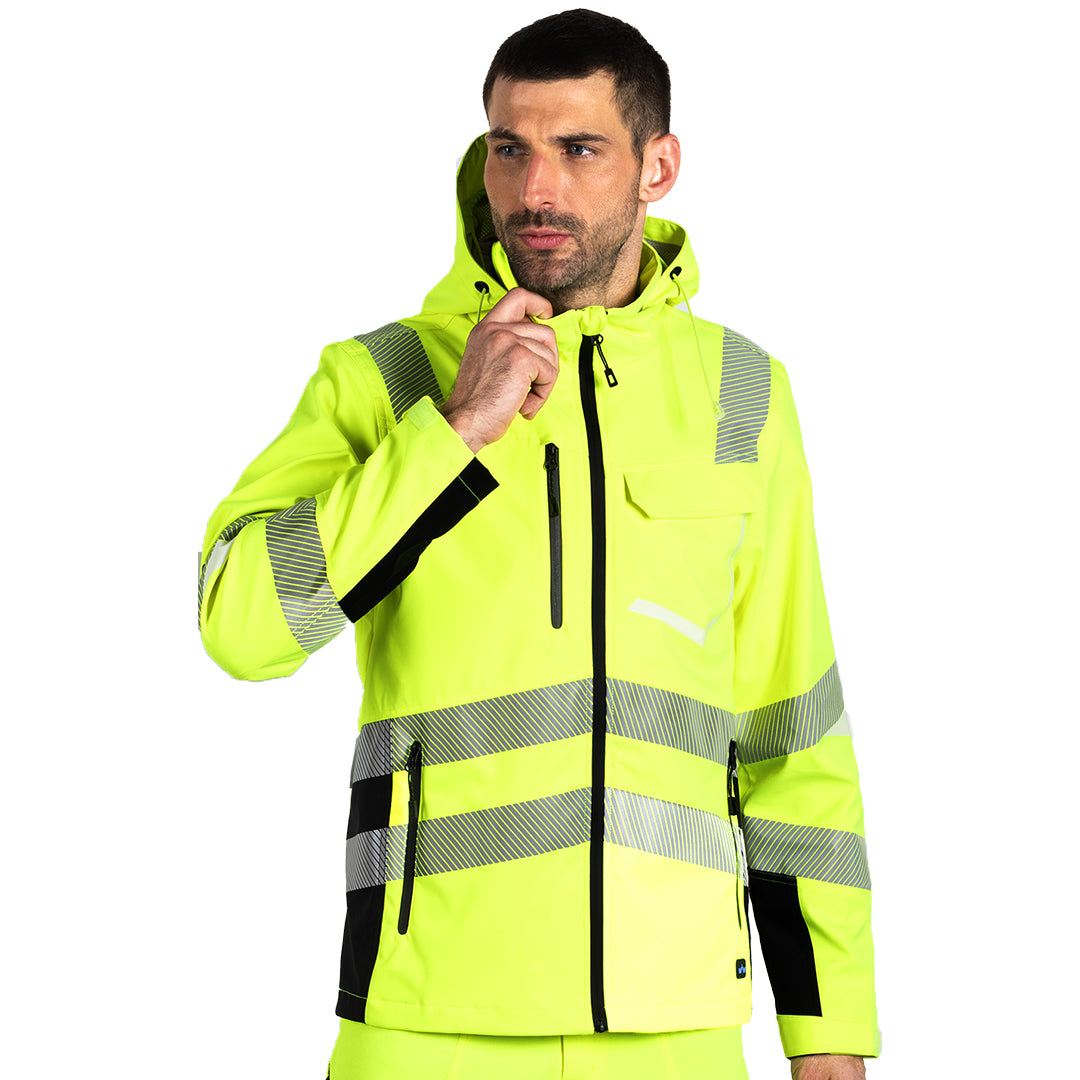 HI-VIZ JACKET, sigurnosna radna jakna, neon žuta - Žuta