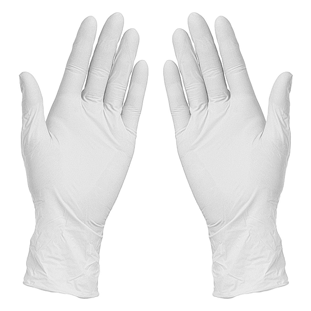 NITRILE GLOVES, nitrilne jednokratne rukavice, 100 kom, bele - Bela