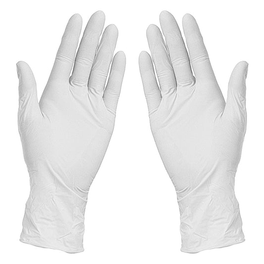 NITRILE GLOVES, nitrilne jednokratne rukavice, 100 kom, bele - Bela