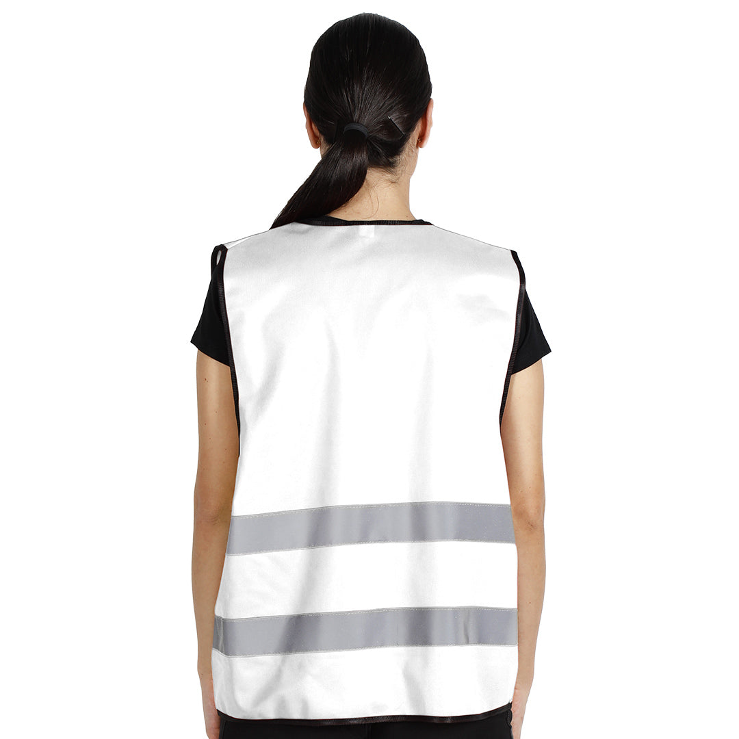 GLOW COLOR, radni prsluk, beli