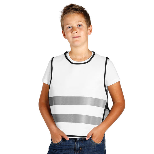 GLOW COLOR KID, dečji prsluk, beli - Bela