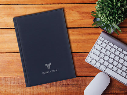 LUGANO, rokovnik b5, beli