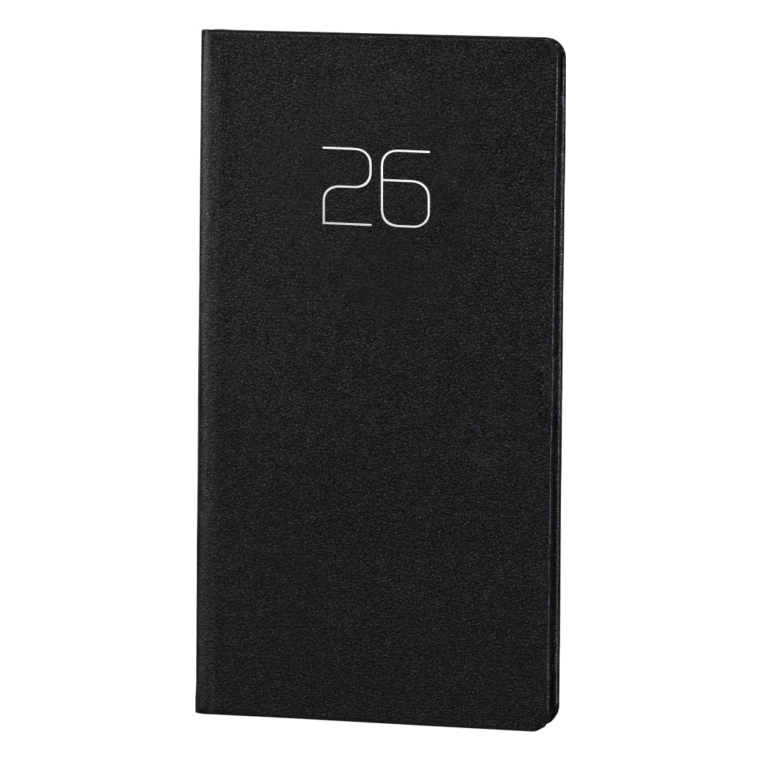 LUXEMBOURG, džepni planer, crni