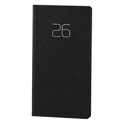 LUXEMBOURG, džepni planer, crni