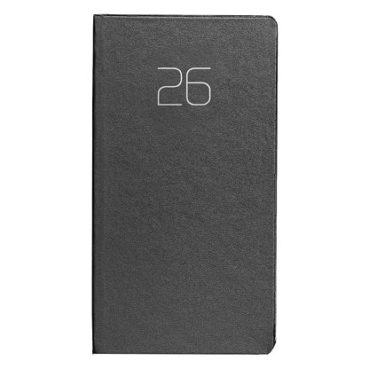 LUXEMBOURG, džepni planer, sivi - Siva