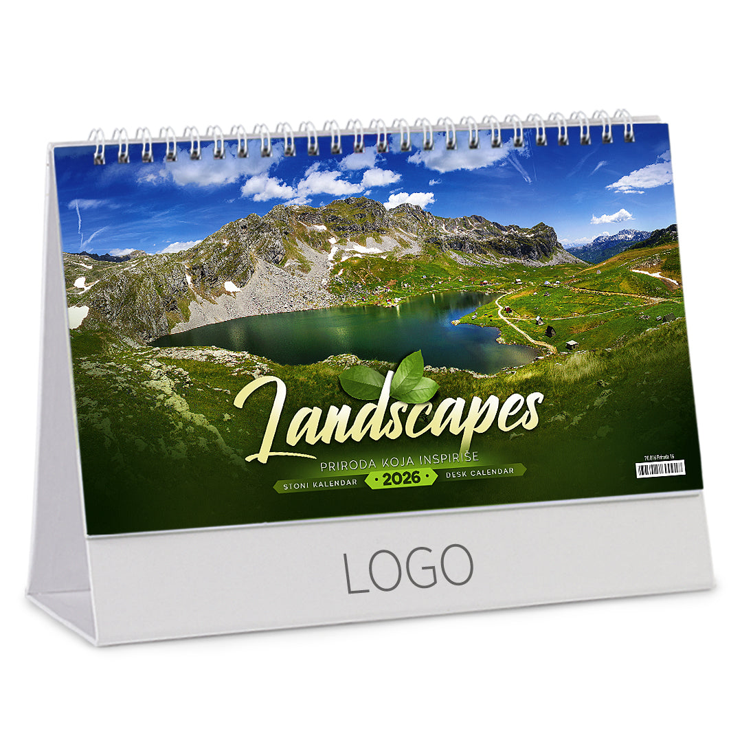 PRIRODA 16, stoni kalendar: 13 listova, mesečni - Nedefinisano