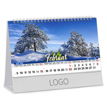 PRIRODA 16, stoni kalendar: 13 listova, mesečni