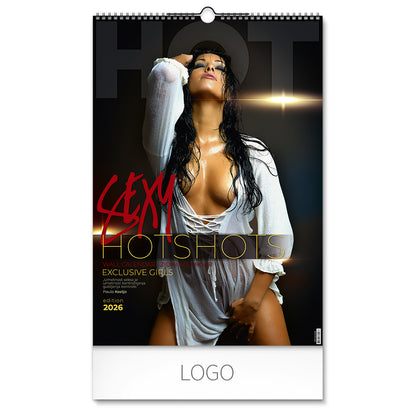 SEXY HOTSHOTS, zidni kalendar: 7 listova, dvomesečni - Nedefinisano